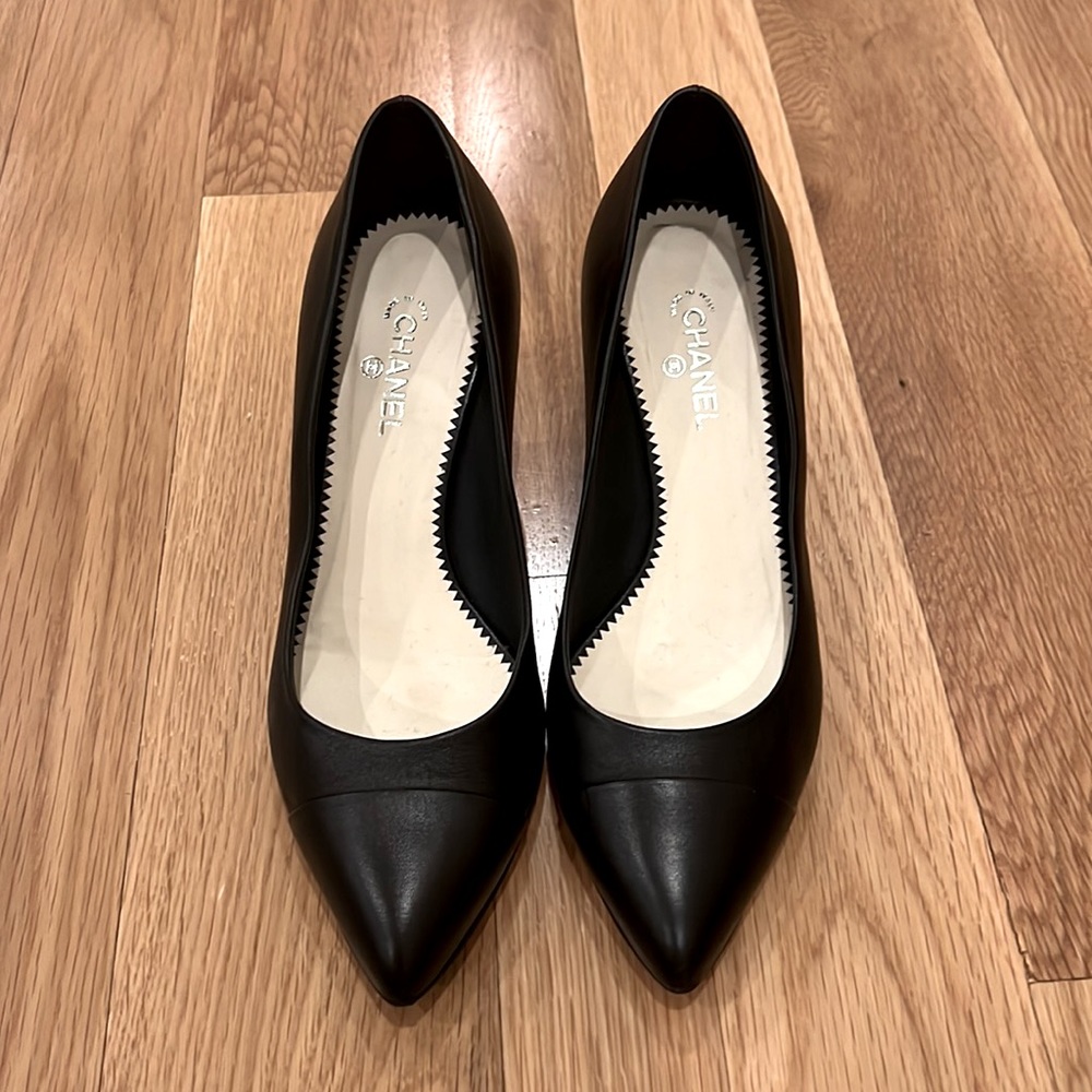 Chanel Black Heels